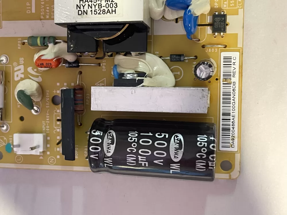 Samsung DA92 00486A Refrigerator Control Board AZ198393 | KM2728