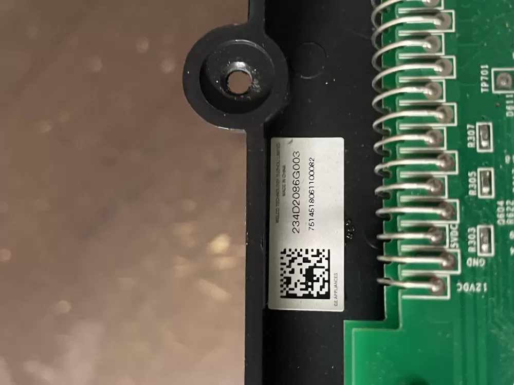 GE 234D2086G003 Dryer Control Board AZ42095 | Wmv415