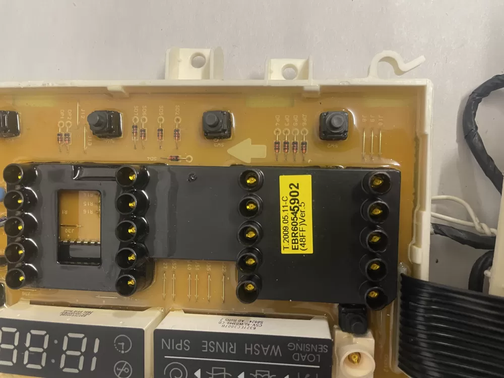 LG EBR60545902 AP5235245 1528829 Washer UI Control Board AZ207184 | KMV859