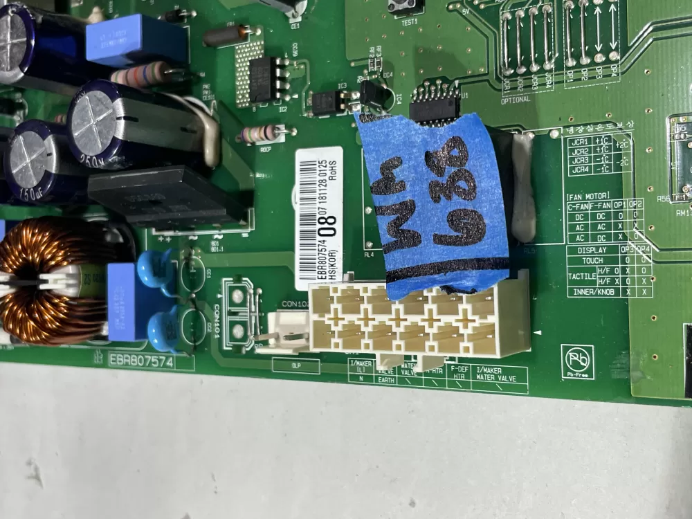 LG EBR807574 EBR80757408 Refrigerator Control Board AZ145890 | Wm638