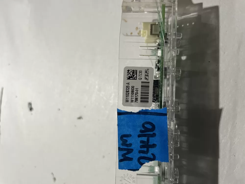 Whirlpool W11028325 Dishwasher User Interface Board AZ201229 | Wm2446