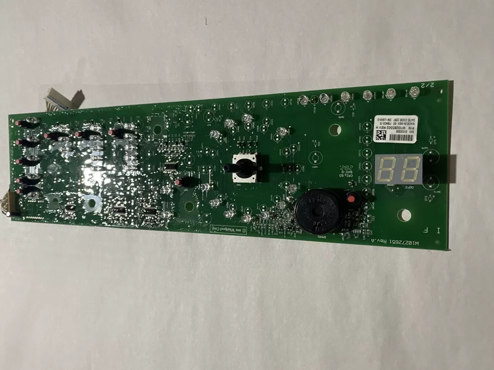Whirlpool W10272651  W10285502  00546312 Washer UI Control Board