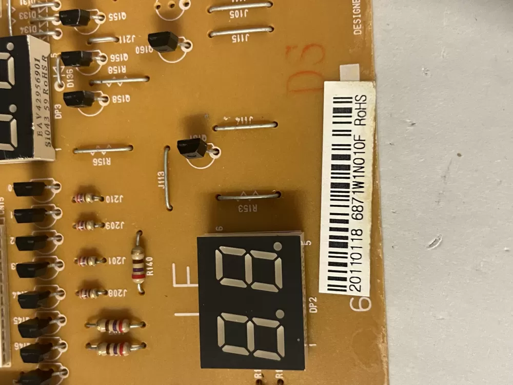 LG Oven 6871W1N010F Control Board AZ224355 | Wm854