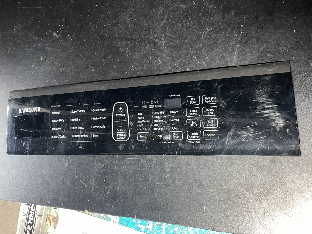Samsung DC92-01863A Washer UI Control Board Panel AZ15777 | WMV298