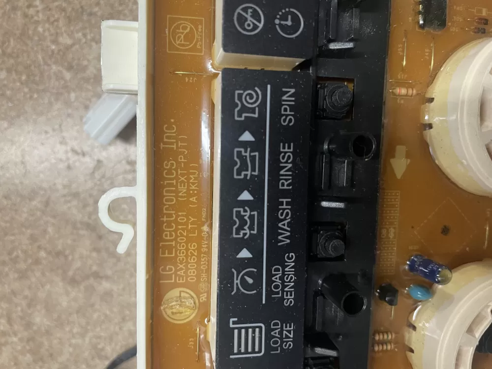 LG EAX36602101 EBR36870701 Washer Control Board AZ17793 | KMV101