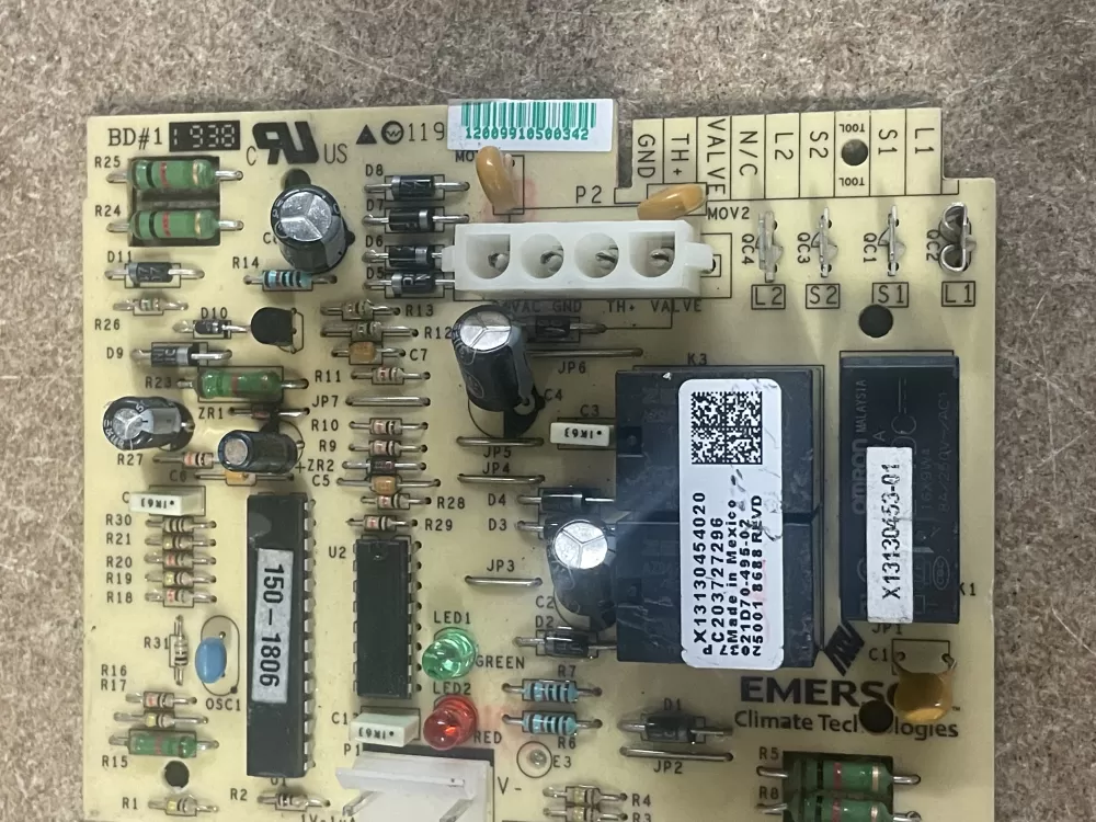 TRANE EMERSON X13130454020 Furnace Control Circuit Board AZ21616 | KM1215