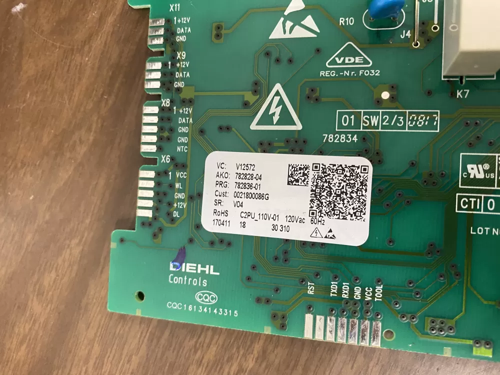 Fisher and Paykel WH2424P1 Washer Main Control Board AZ29698 | BK275