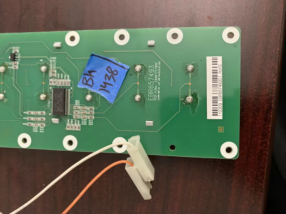 LG EBR65749301 Refrigerator Dispenser Control Board AZ90686 | BK1438