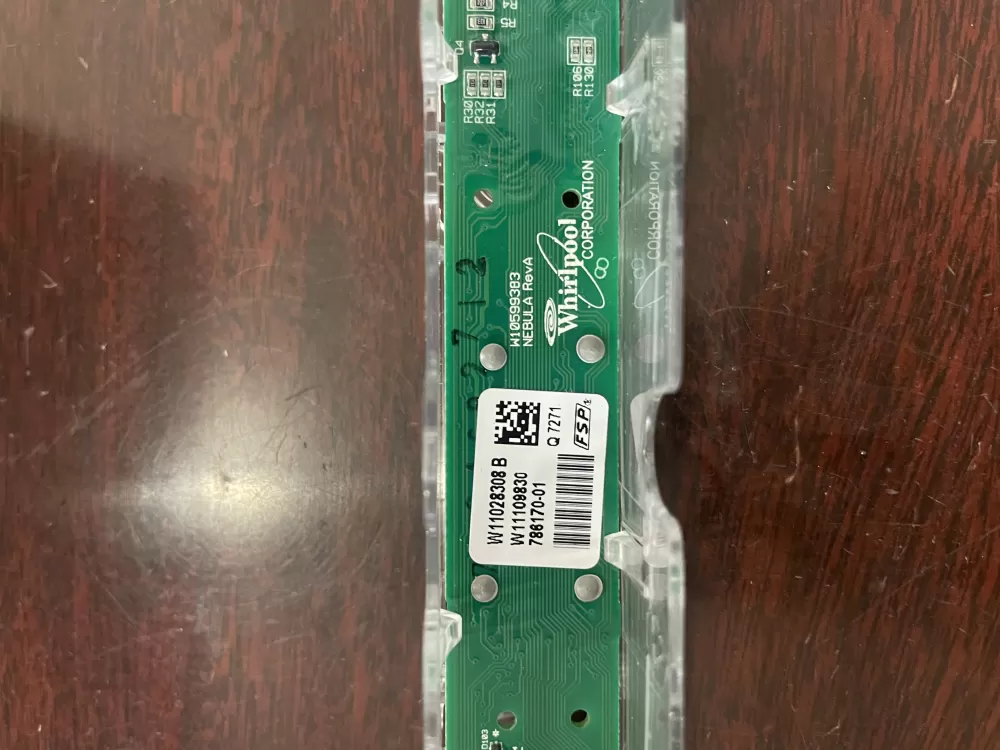 Whirlpool W11109830 Dishwasher Control Board User Interface AZ39007 | KM413