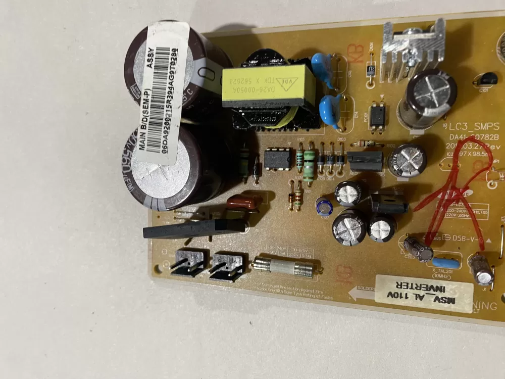 Samsung DA92-00215R Refrigerator Inverter Control Board AZ142217 | BK2391