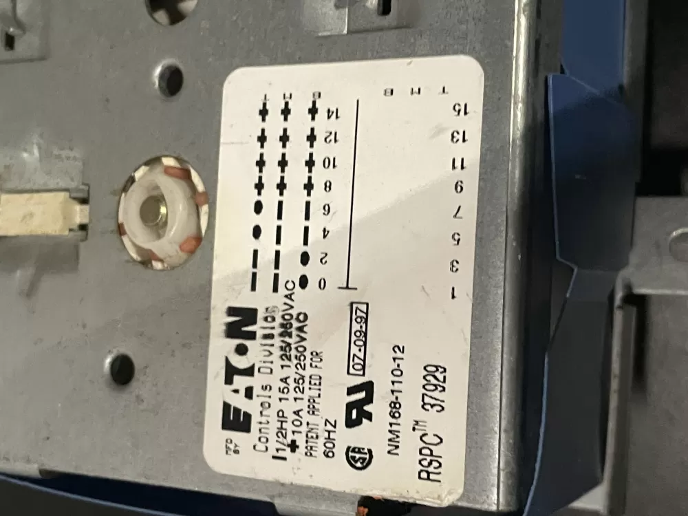 Amana SpeedQueen 37929 Washer Timer  37929p AZ2826 | NT192