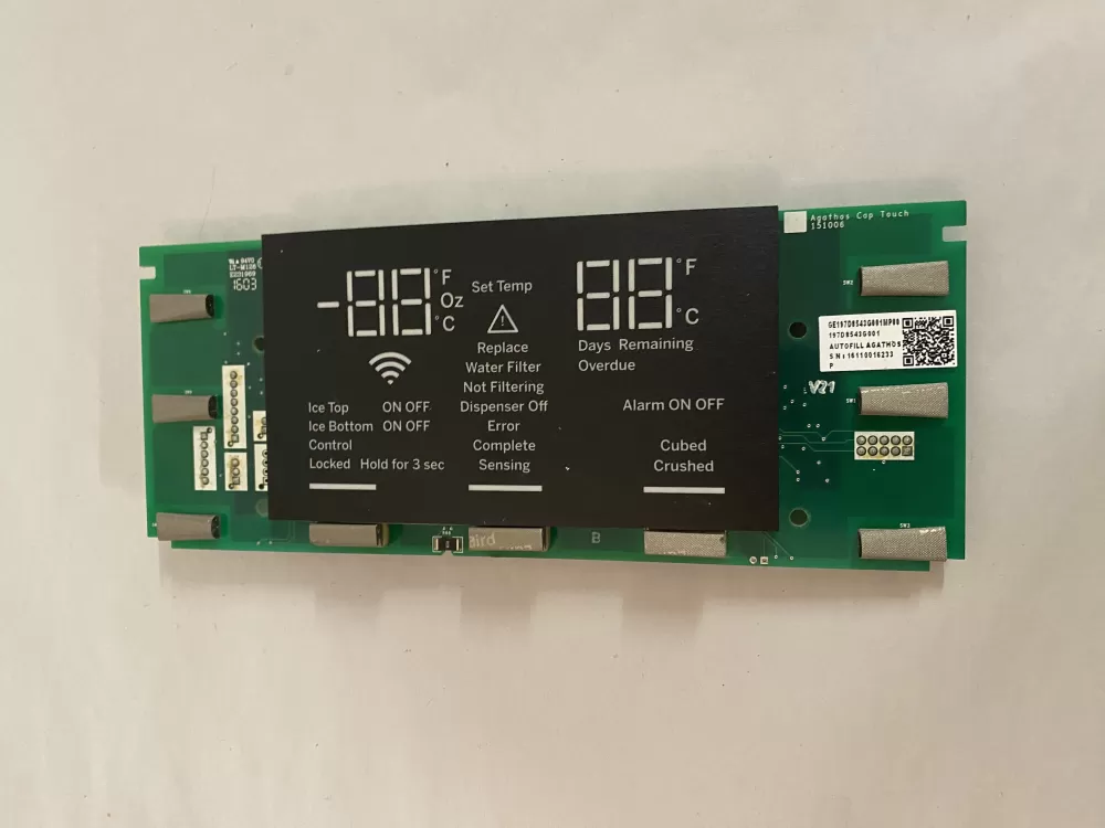 GE 197D8543G001 Refrigerator Control Board Dispenser