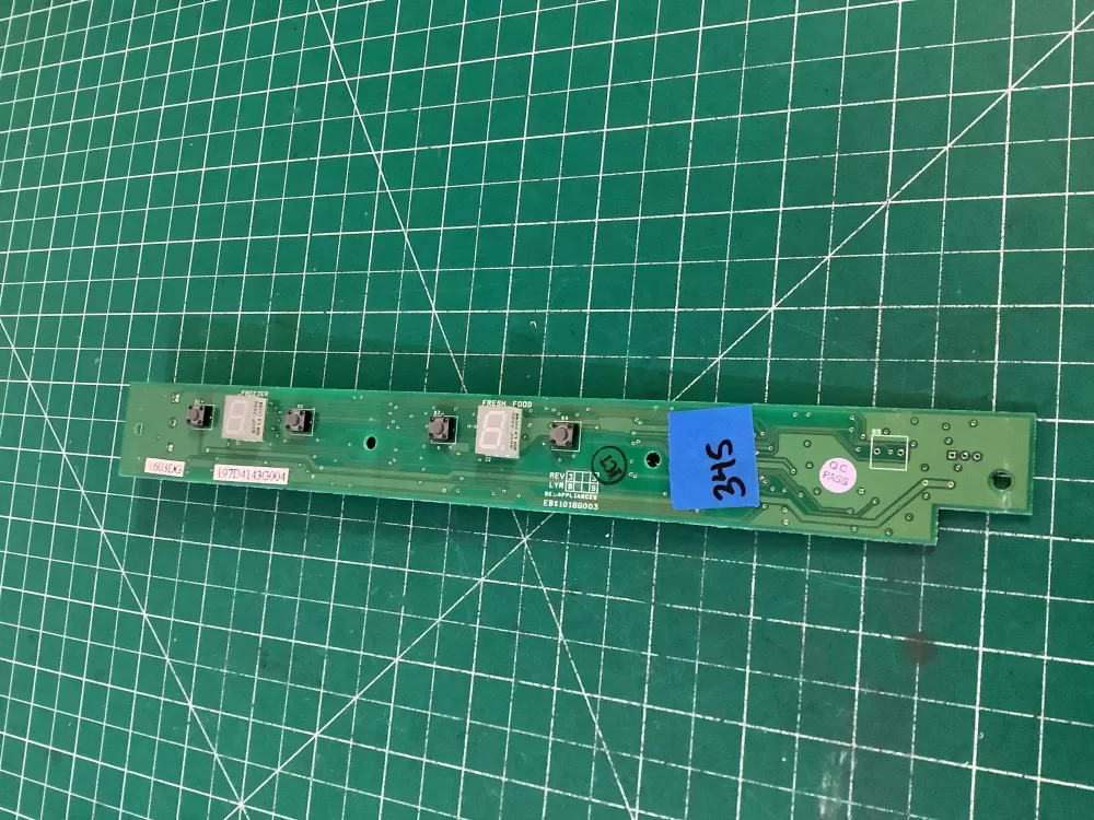 GE Refrigerator User Interface Board Dispenser wr55x10285 AZ203978 | NR345