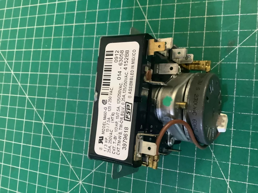 Whirlpool  Amana  Admiral AP6009056 3979618 3979618R 8299783 WP3979618 PS11742198 Dryer Timer