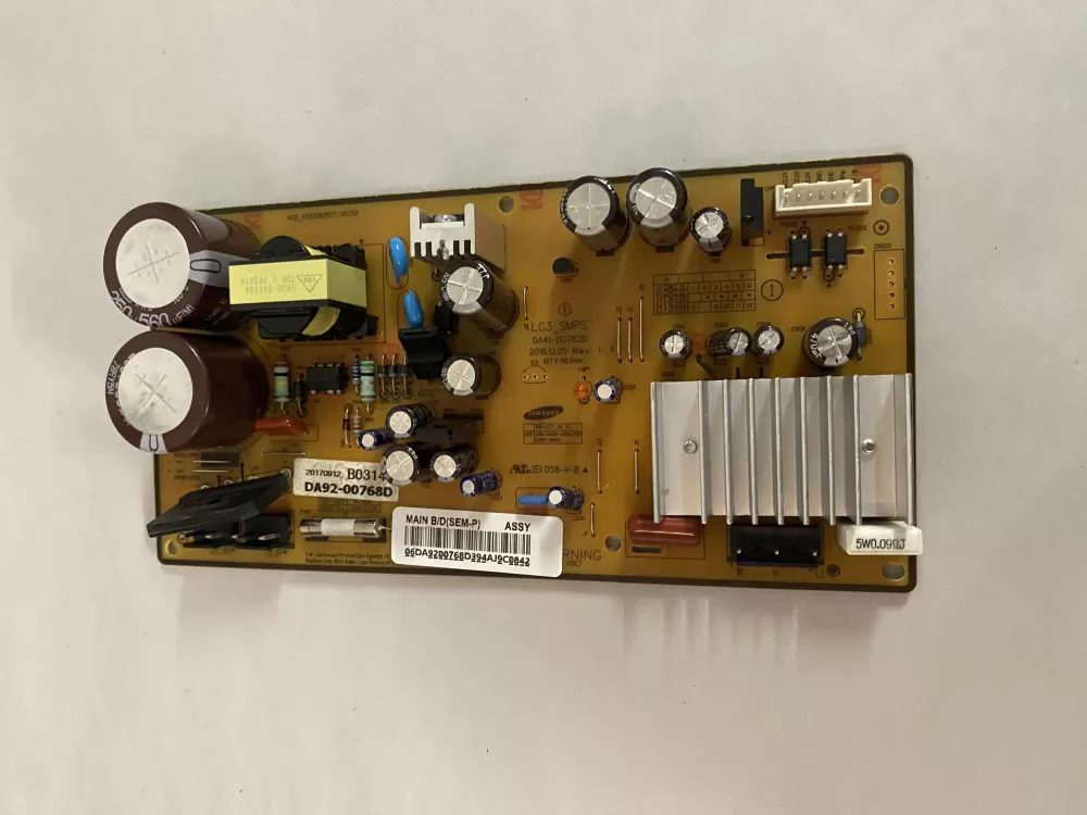 Samsung DA92-00768D Refrigerator Control Board Inverter