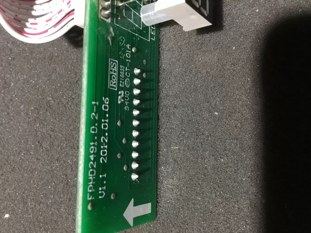 Frigidaire  Electrolux FGHD2455  E216635 Dishwasher Display Control Board