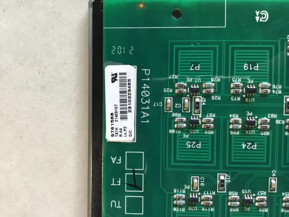 KitchenAid Whirlpool 9761566 Range Control Board Touch Panel AZ150946 | BGV779