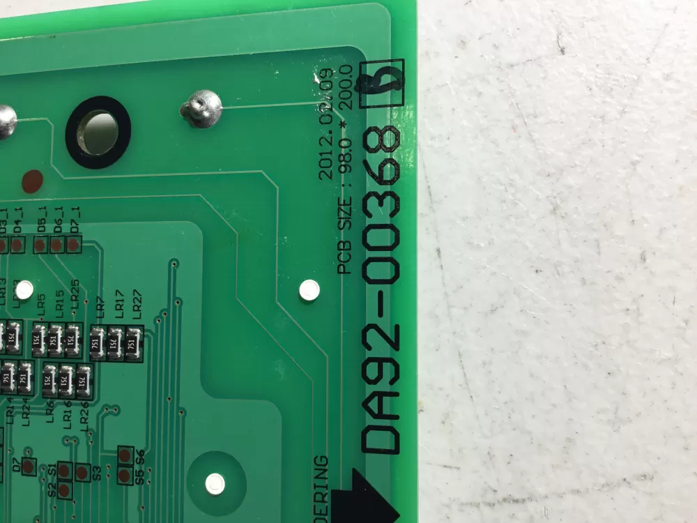 Samsung DA92-00368B Refrigerator Dispenser UI Control Board AZ42618 | NR1743