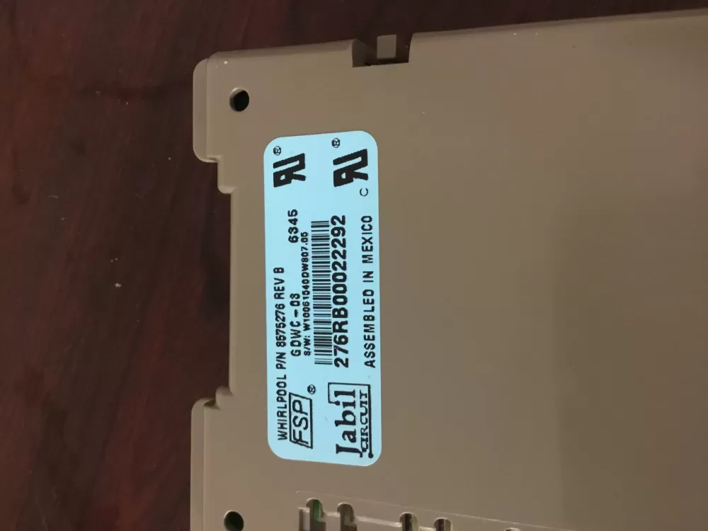 Kenmore KitchenAid W10084141 Dishwasher Control Board AZ208523 | BG721