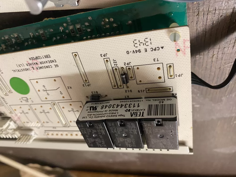 GE 175D5261G040 EBX1129P004 WH12X10614 Washer Control Board