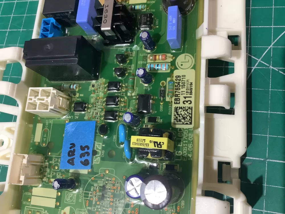 LG EBR76542931 Dryer Control Board AZ190386 | ARV635