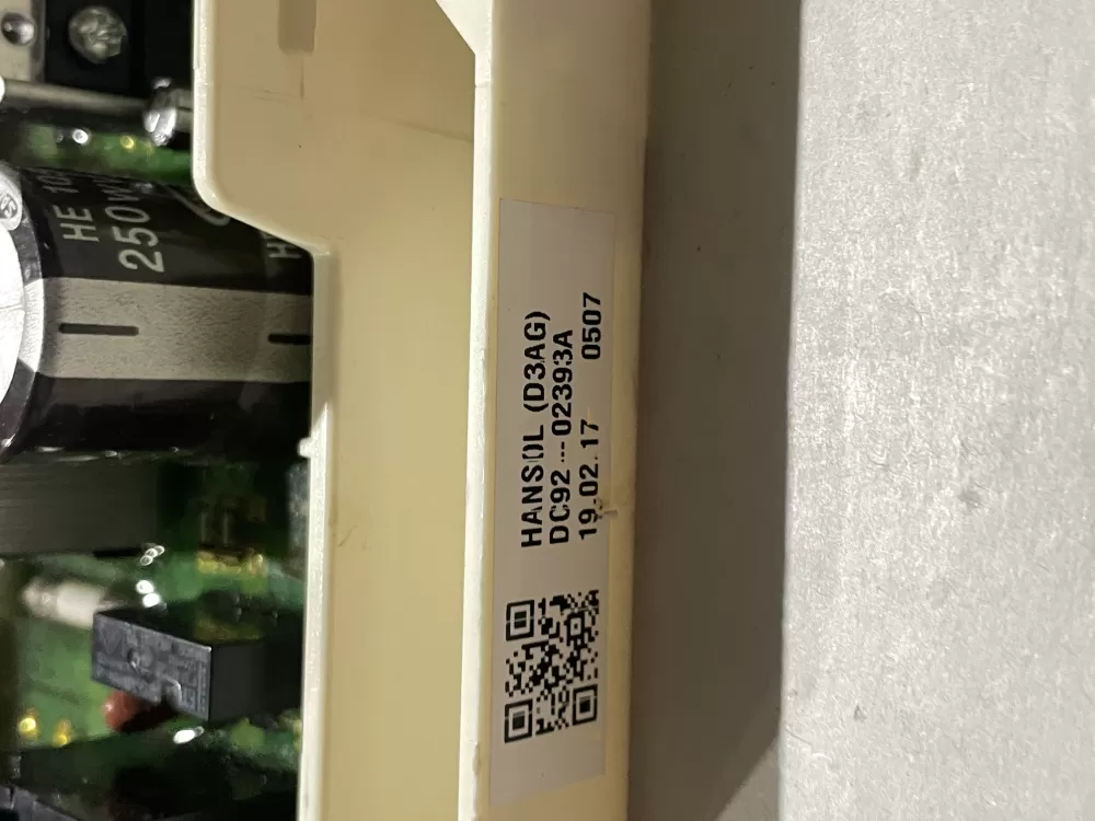 Samsung DC92-02393B DC92-02393D Washer Control Board AZ198953 | Wm2771