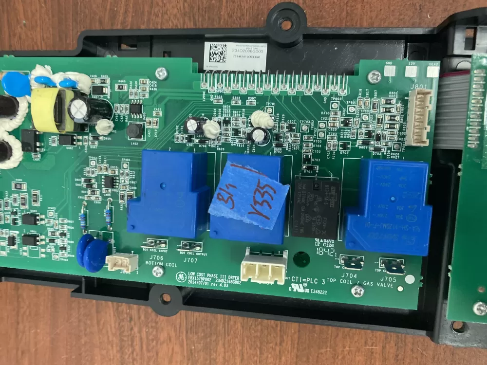 GE 234D2086G003 Dryer Control Board AZ52987 | BKV535