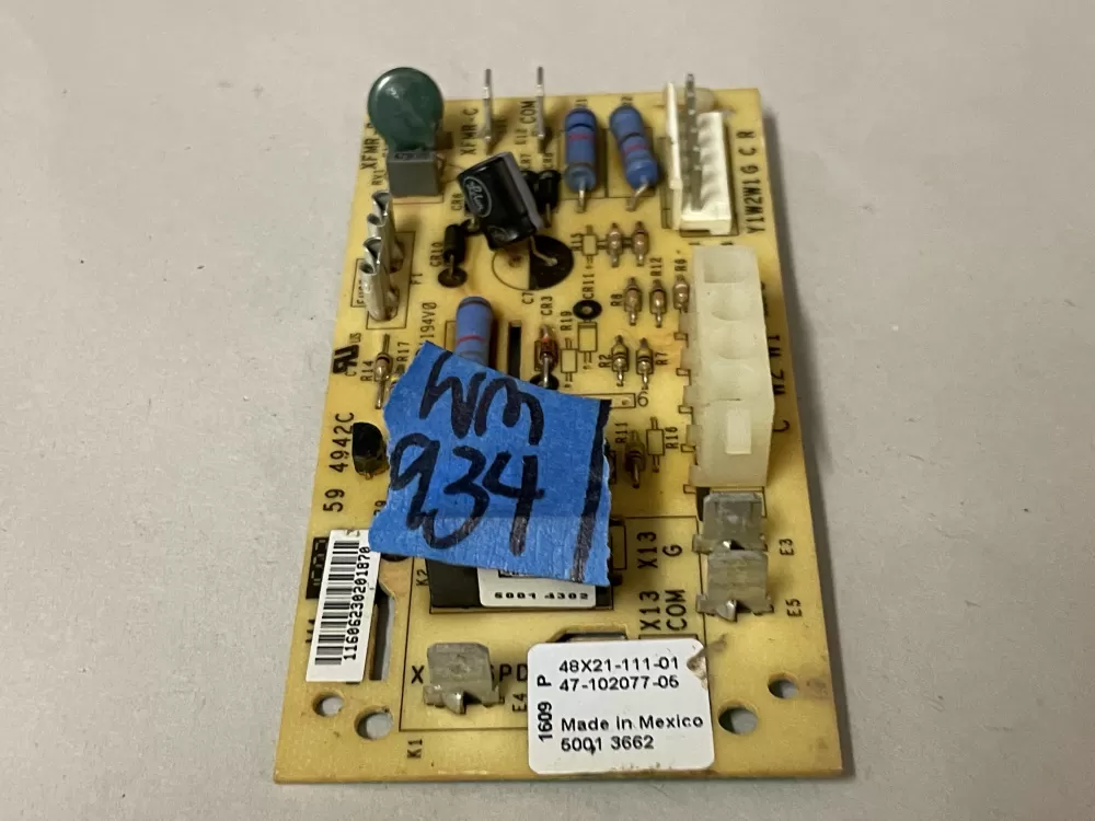 Rheem 47-102077-05 Furnace Ruud Control Board AZ102802 | Wm934