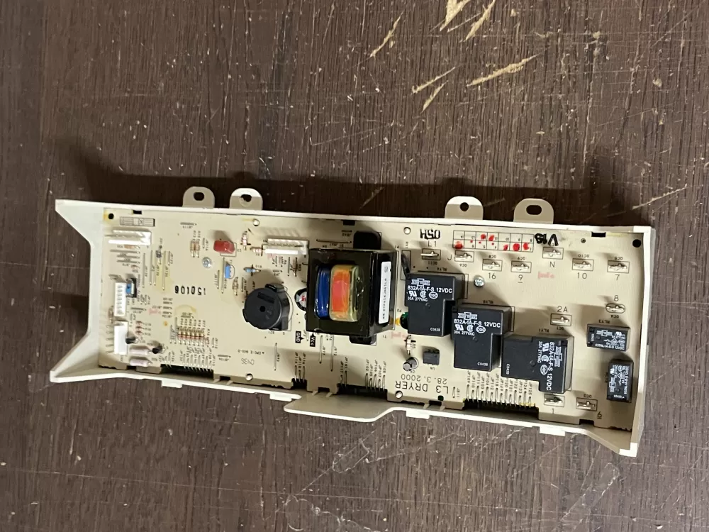 GE 572D660G07 WE4M296 Dryer Control Board AZ39869 | Wmv395