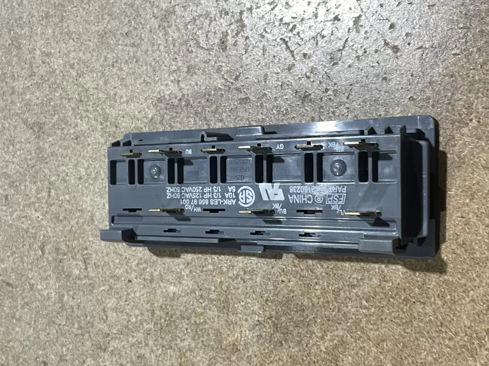 Whirlpool Maytag KitchenAid Kenmore AP6005966 2180236 WP2180236 PS11739028 Refrigerator Control Board Dispenser Switch