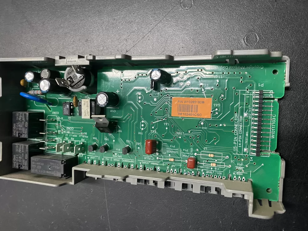 Whirlpool  Maytag  KitchenAid  Kenmore AP6018711 W10130967 W10208673 W10285180 WPW10285180 PS11752013 Dishwasher Control Board