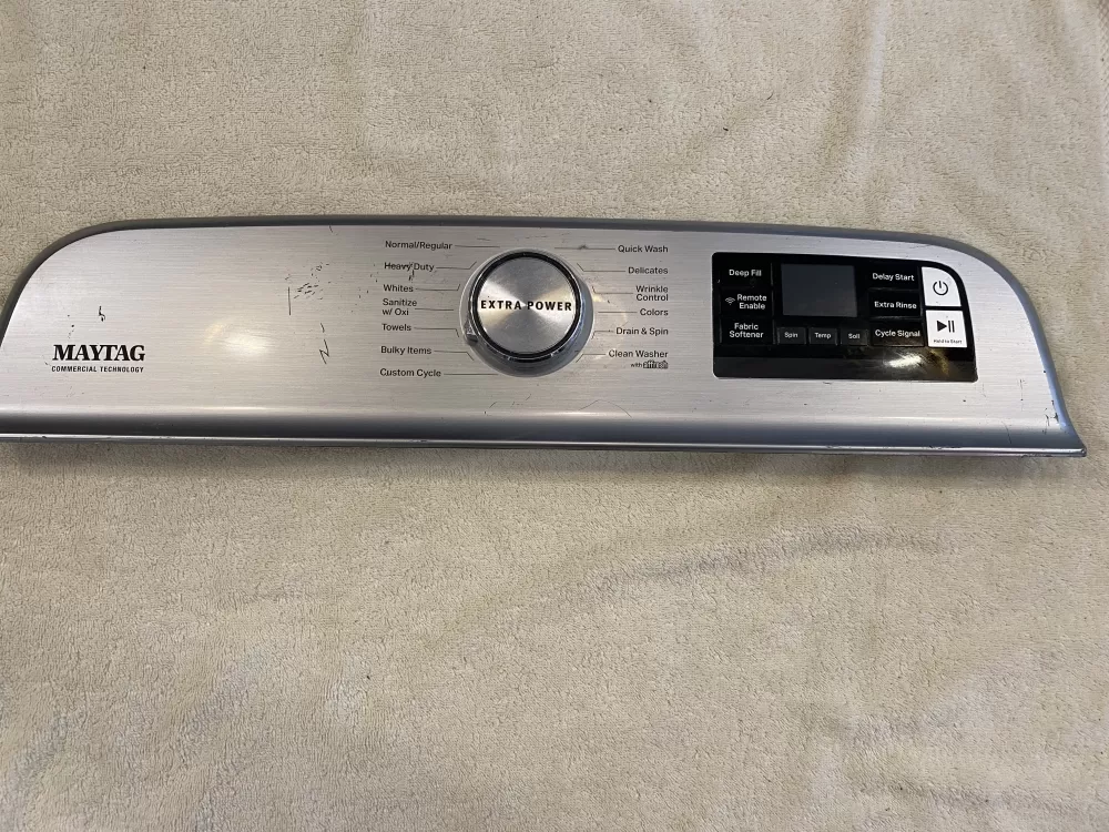 Maytag W11130433 Washer Control Board Touchpad Panel User Interface
