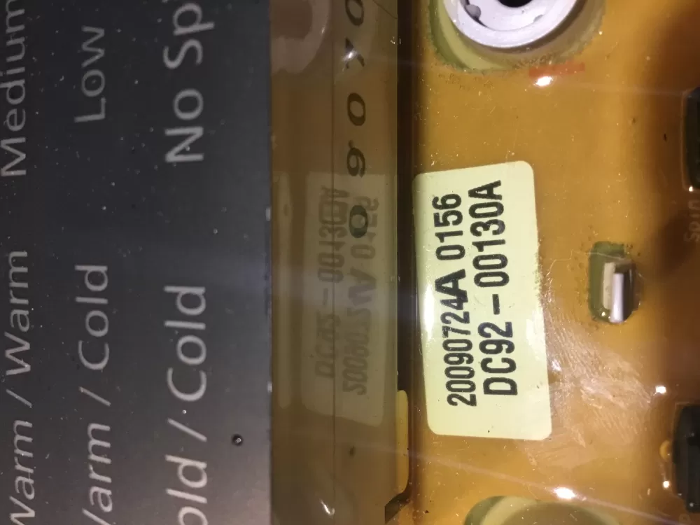 Samsung DC92-00130A DC92-00125A Washer UI Control Board AZ54424 | NRV522