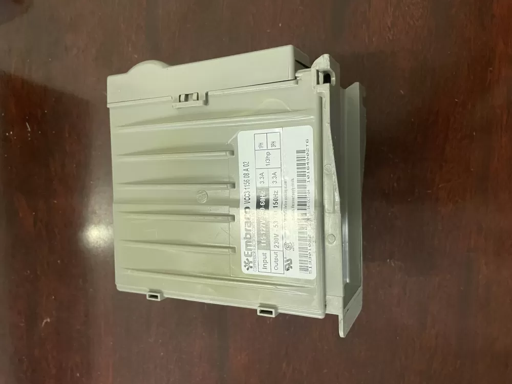 Whirlpool 5193301022  VCC3 1156 08 A 02 Refrigerator Compressor Inverter Control Board