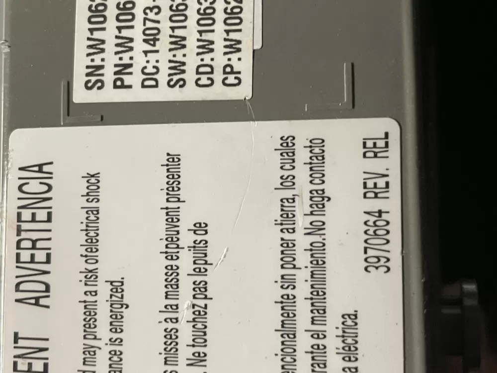 Whirlpool 3970664 W11201289 W10908737 Washer Control Board AZ10125 | V340