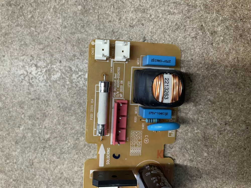 Samsung 40301-0126702 Refrigerator Main PCB AZ20298 | KM1649