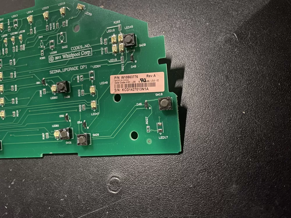 Whirlpool W10563776 Washer Control Board AZ26221 | BK135