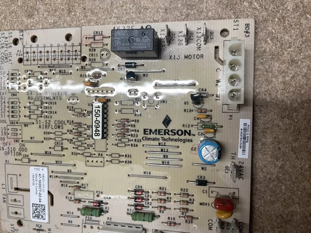 Rheem Air Handler Control Board 47-102077-02-04 156-9735 AZ15668 | KM960