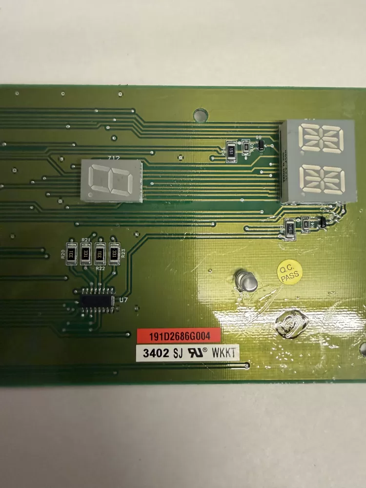 GE 191D2686G004 Range Control Board Display AZ231342 | KM219