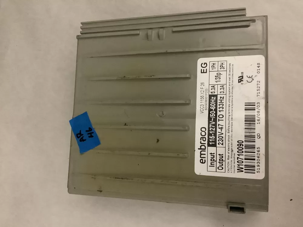 Kenmore W11087200 Refrigerator Control Board Inverter AZ197366 | AR46