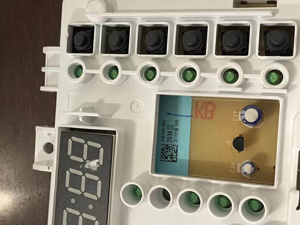 Kenmore EBR75092938 Washer Interface Control Board AZ59678 | KMV480