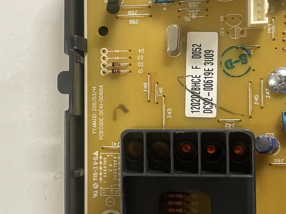 Samsung DC92 00619E Dryer Control Board AZ110396 | KMV186
