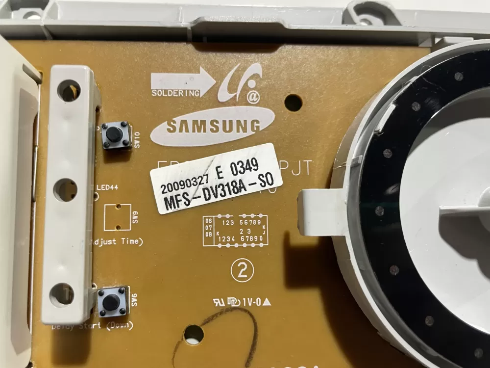Samsung Dryer MFS-DV318A-S0 Display Board AZ139638 | Wmv687