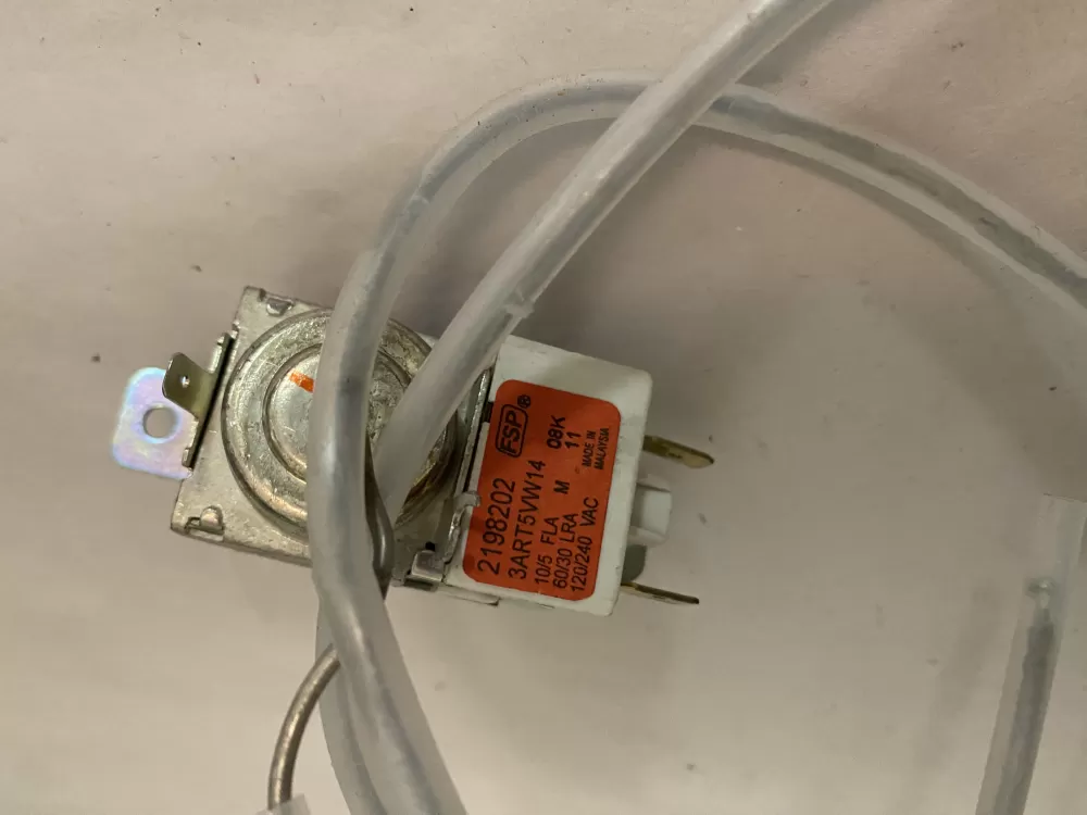 Whirlpool WP2198202 Refrigerator Cold Control Thermostat AZ113221 | BK1516