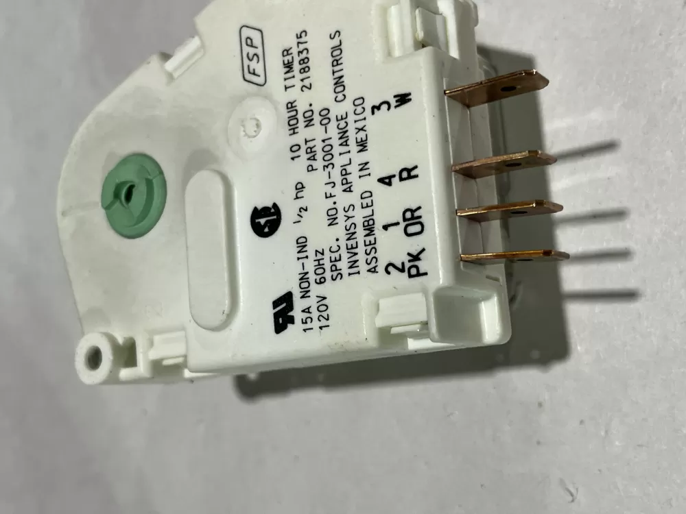 Whirlpool Kenmore W10822278 Refrigerator Defrost Timer AZ152216 | Wm877