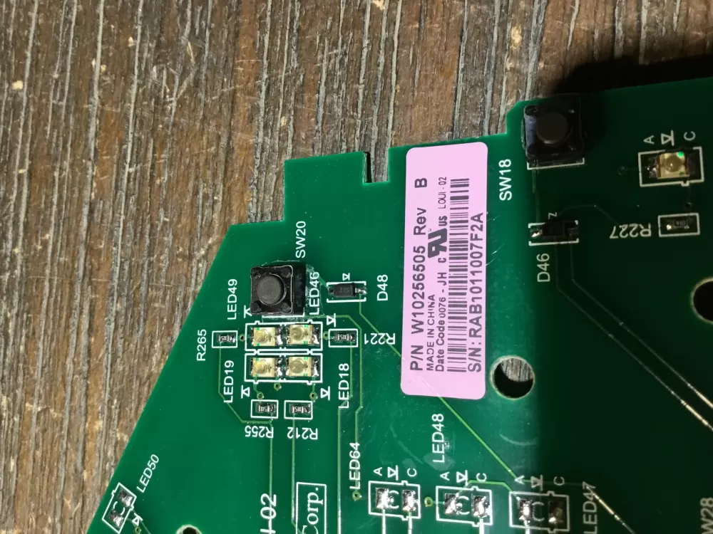 Whirlpool WPW10256505 PS11751271 Washer Control Board AZ57692 | NR1917
