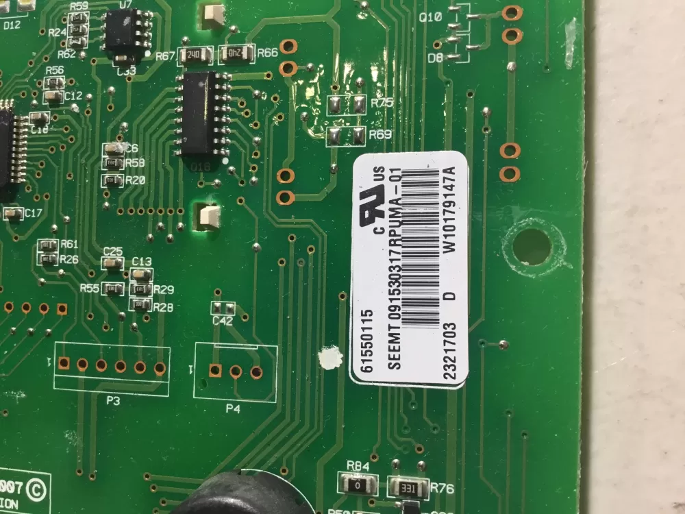 Whirlpool W10179147 Refrigerator Dispenser Control Board AZ37611 | NR1415