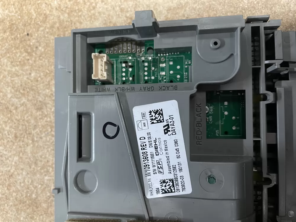 Whirlpool W10913608 W10913971 Dishwasher Control Board AZ9230 | KM1141