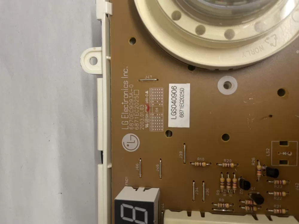 LG 6870EC9093A 0 6871EC2025D Washer Control Board AZ209831 | KMV477
