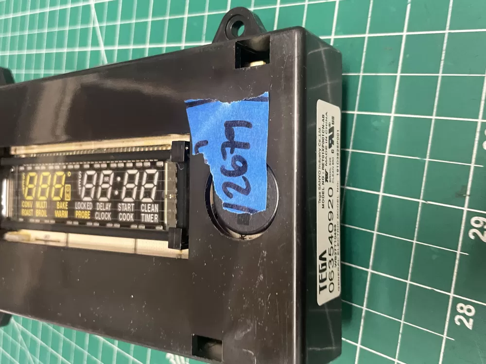 GE Oven Control Board WB27T10498 191D3825P003 RET01XP003CN-AA AZ202457 | Wm2679